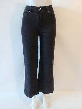NWT Womens Dokotoo Black (Item- 12) Wide Leg Denim Jeans 2